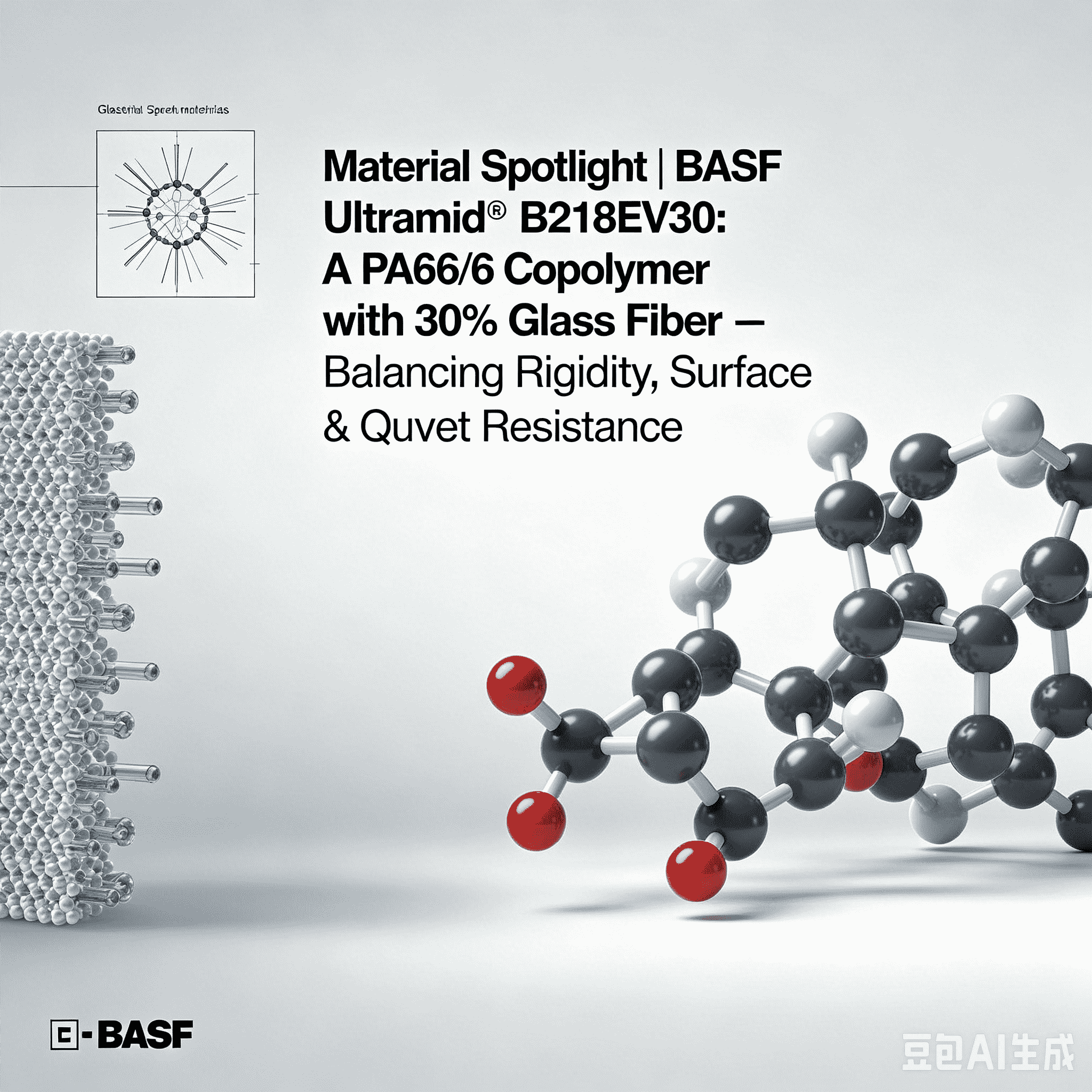 Material Spotlight | BASF Ultramid® B218EV30: En PA66/6-sampolymer med 30 % glasfiber – balanserar styvhet, ytkvalitet och värmebeständighet