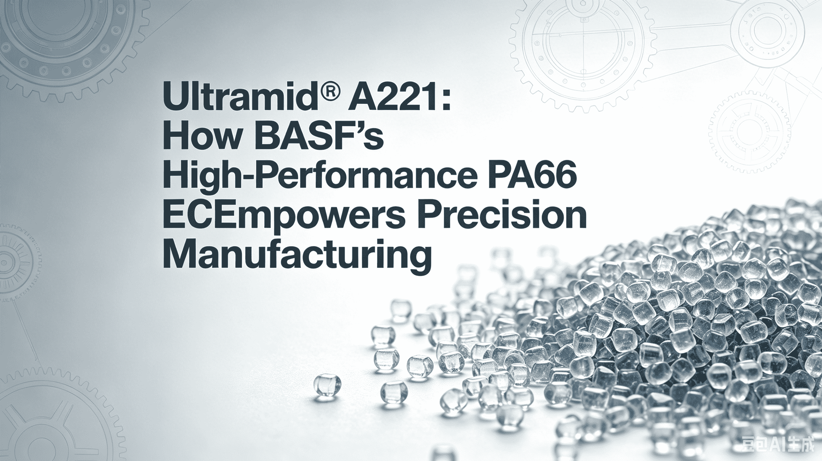 Ultramid® A221: Hur BASF:s högpresterande PA66 möjliggör precisionstillverkning